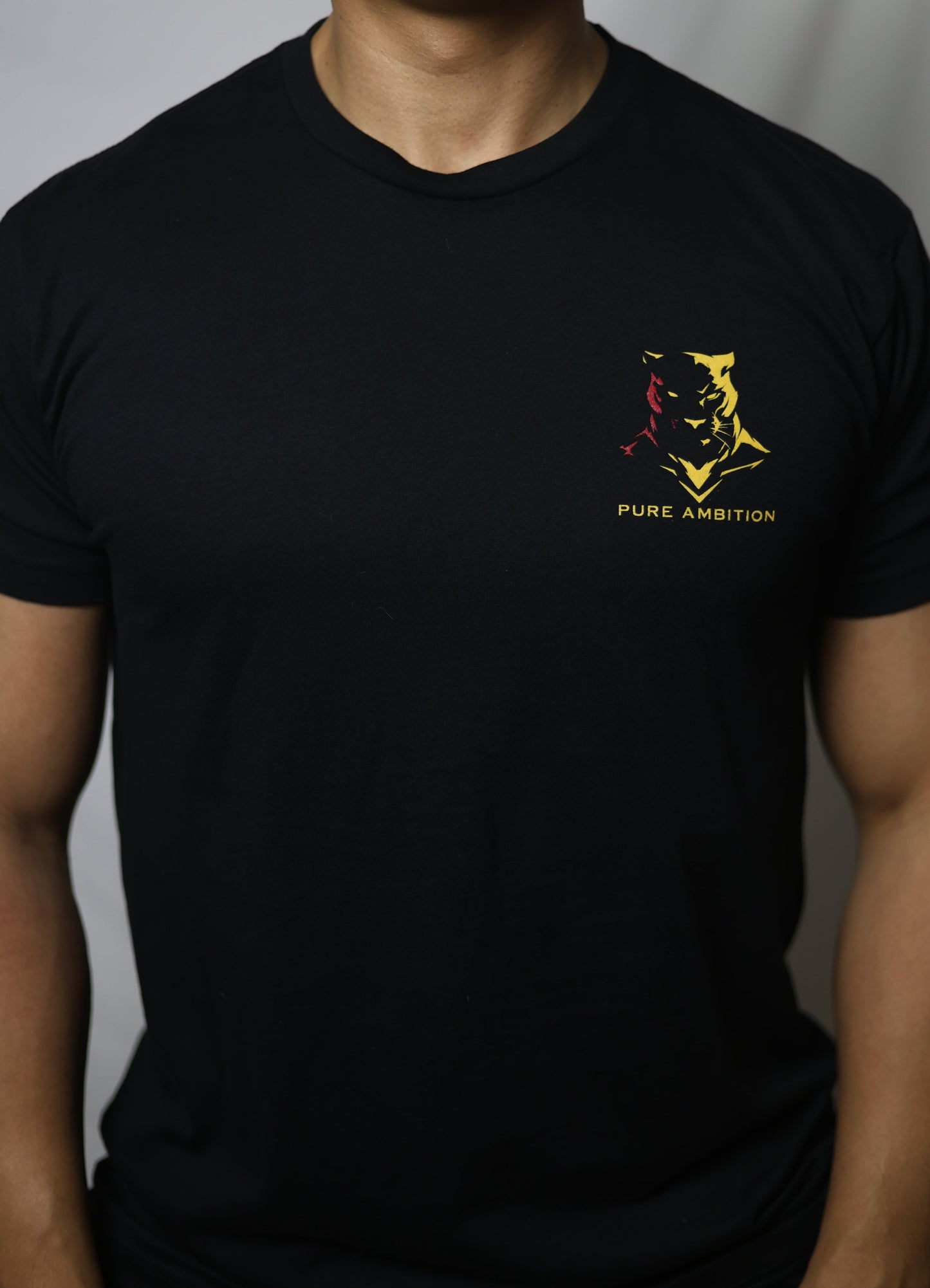 Pure Ambition Gold Panther Logo Tee