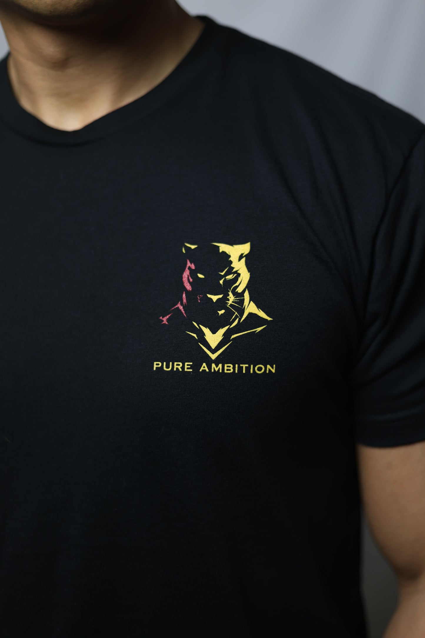 Pure Ambition Gold Panther Logo Tee