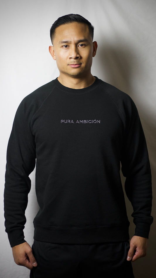 Midnight Black Edition: Pura Ambición Sweatshirt (Unisex)